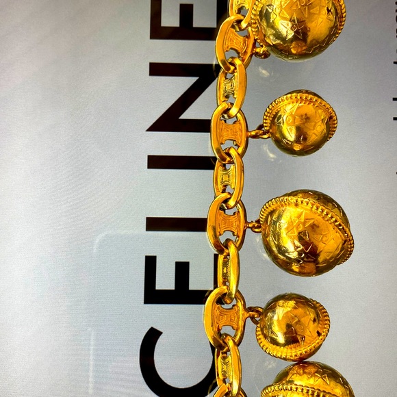 RARE! CELINE Necklace Orbs Stars.Authentic. Statement Piece - Picture 3 of 13